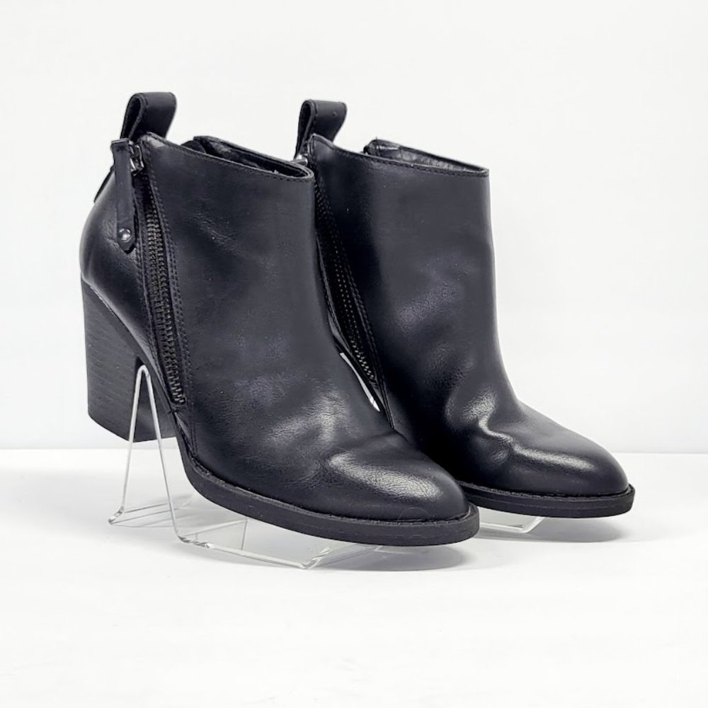 DV by DOLCE VITA ankles booties zip black Sz 6